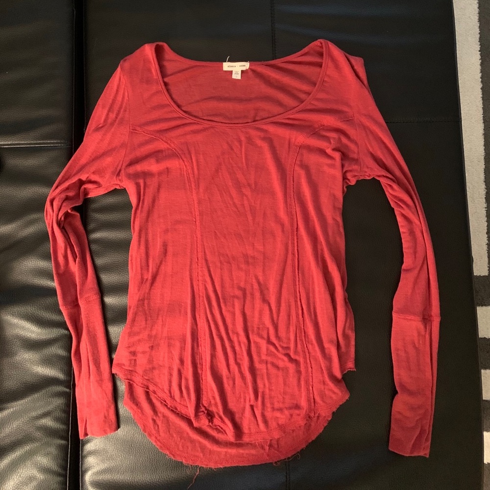 Burnt Orange/red Long Sleeve